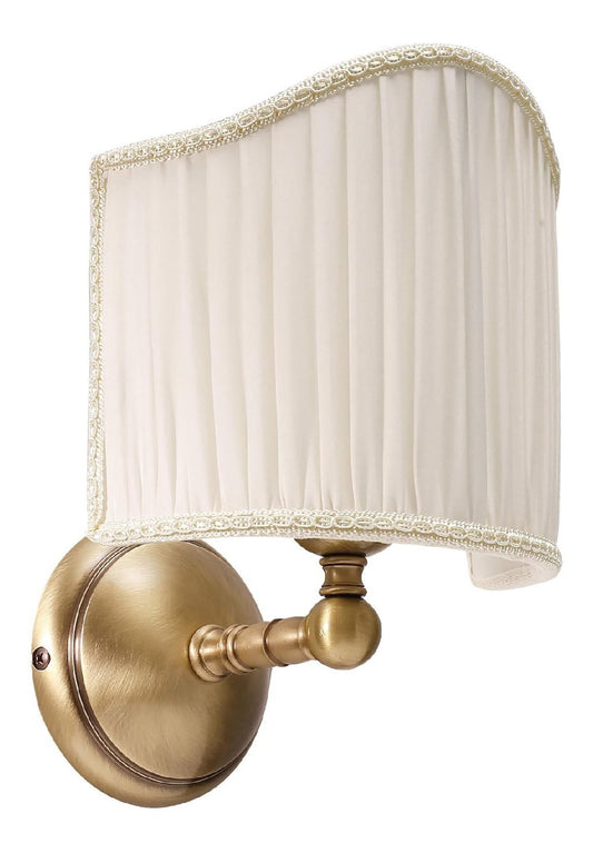 Applique da parete 110 cm finitura ottone oro