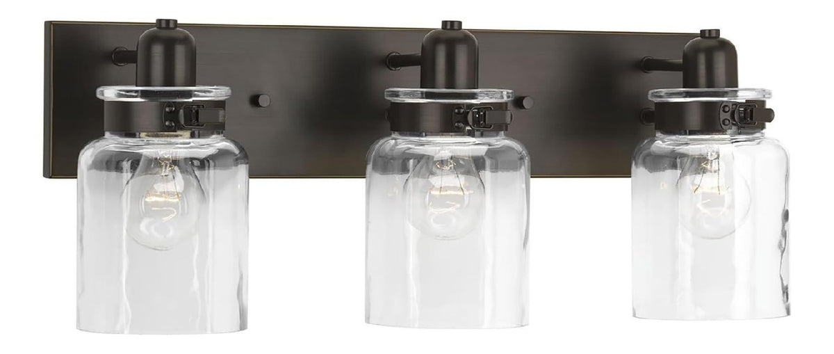 Luce a parete stile vintage forma sferica bronzo