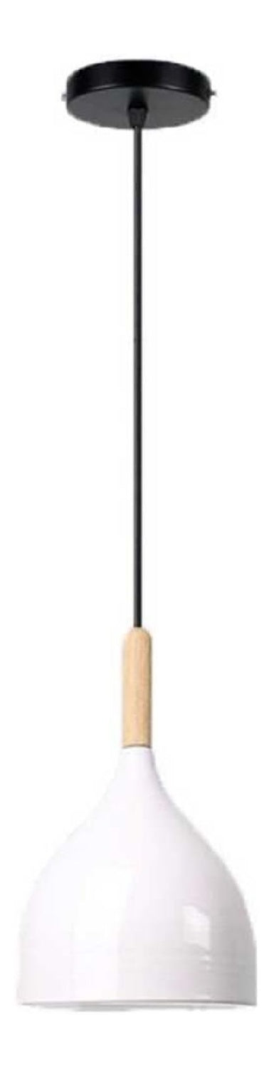 Stile industriale lampadario decorativo linea minimalista bianco