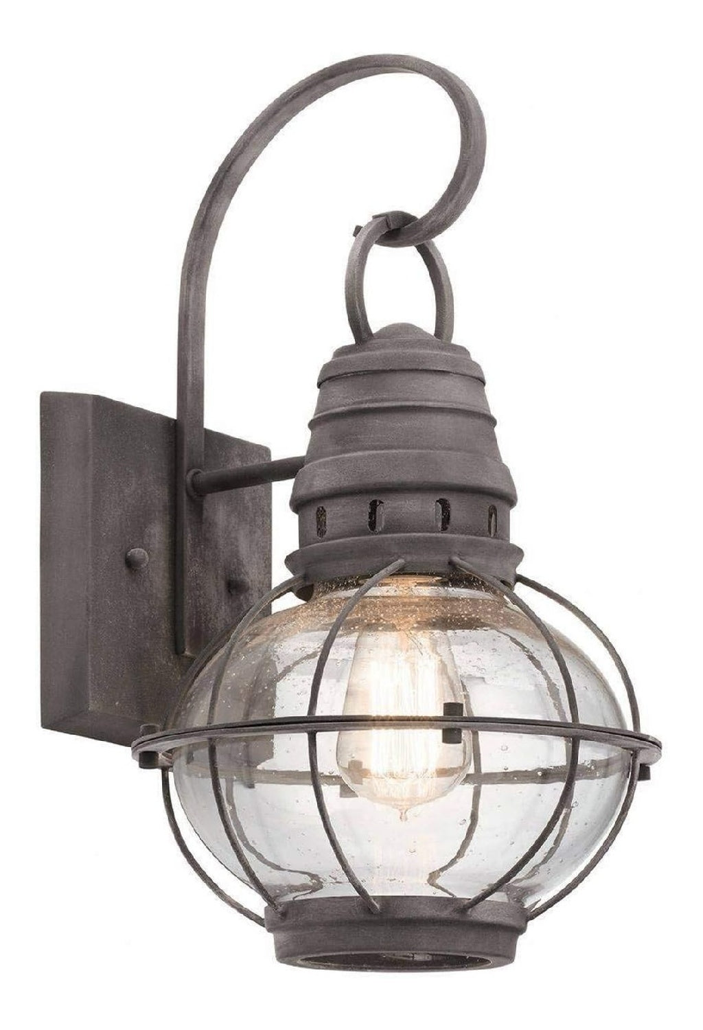 Lampada da esterno 40.5 cm LED integrato nero