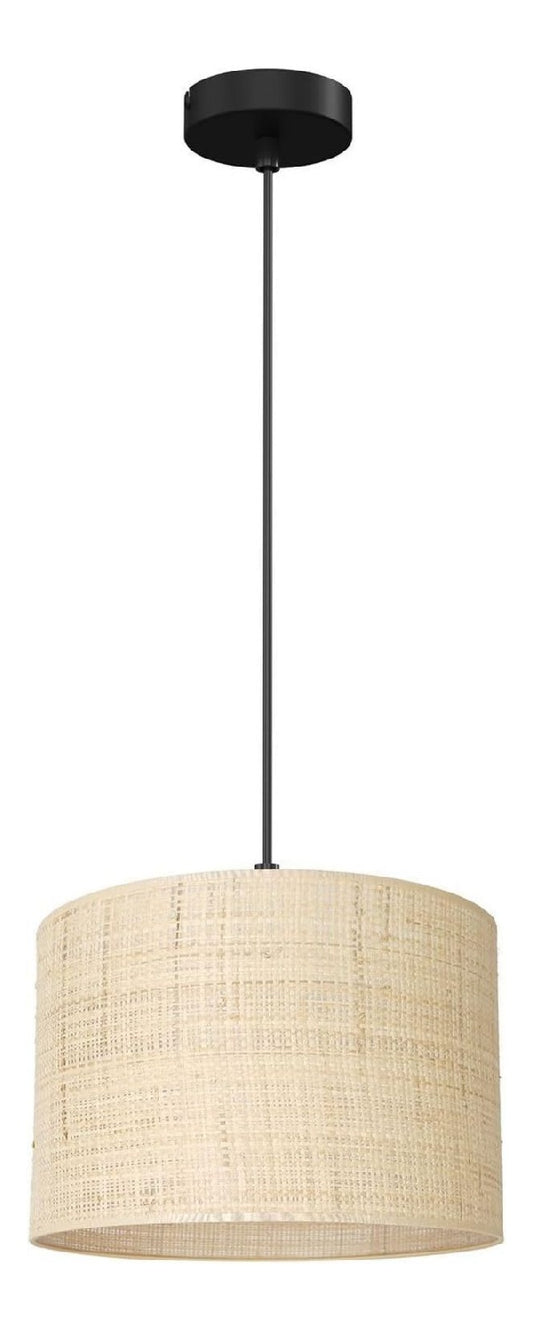 Lampada a sospensione 25 cm struttura in metallo nero