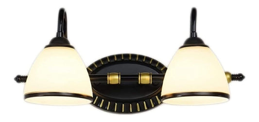 Applique da parete con vetro LED integrato oro
