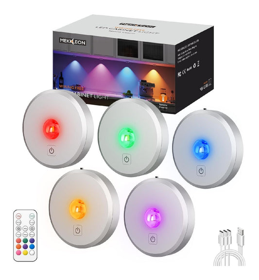 Luci da toletta con telecomando LED integrato argento