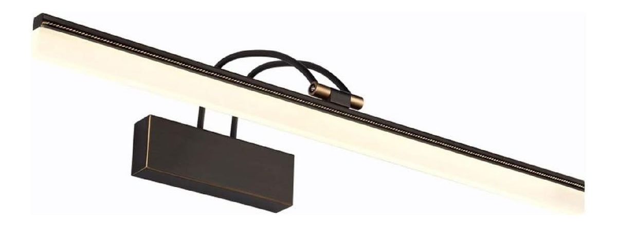 Bagno Specchio Front Light Regolabile regolabile LED integrato nero