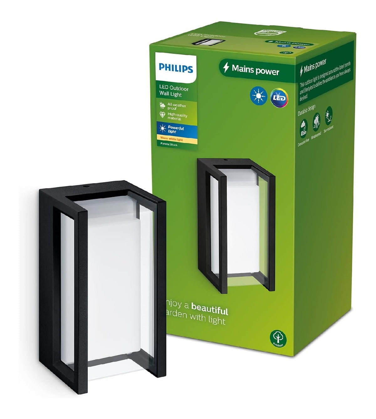Applique da parete Philips Pyrona Lampada Parete Esterni