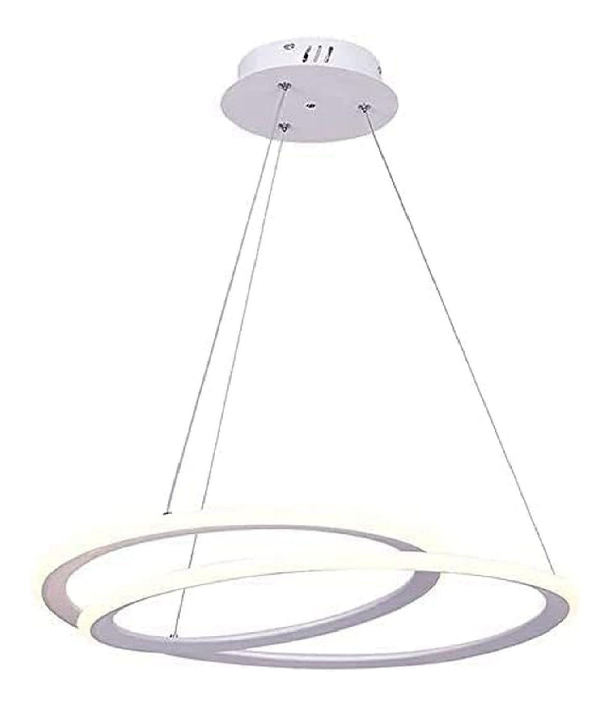 Lampada a sospensione in alluminio LED integrato bianco