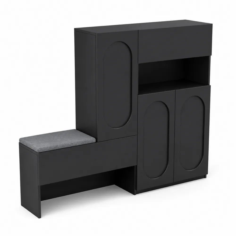 Scarpiera in Legno MDF con Seduta