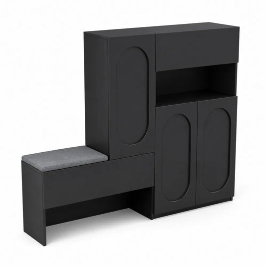 Scarpiera in Legno MDF con Seduta
