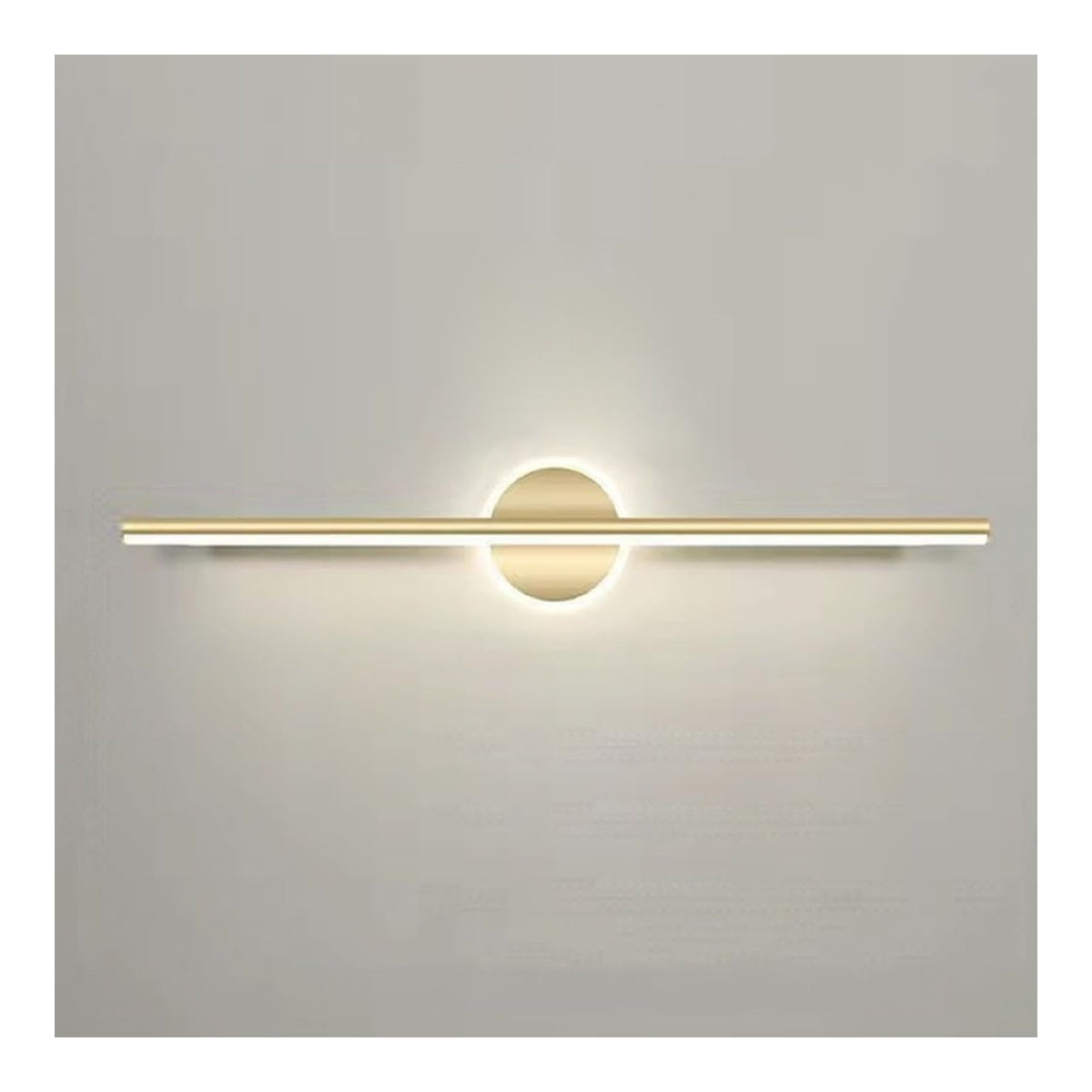 Applique da parete struttura in metallo stile minimalista bianco