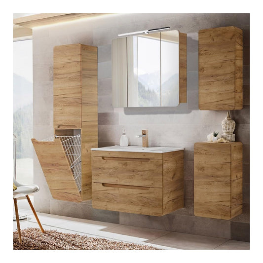 Set arredo bagno LED integrato oro