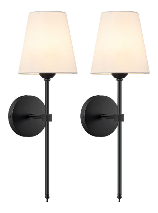 Lampada da parete KUAUGST applique parete industriali retro, bianco