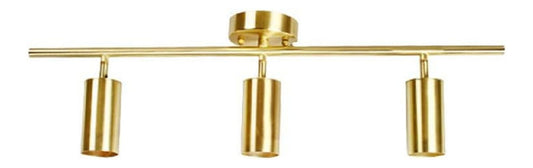 Plafoniera da soffitto regolabile in alluminio oro