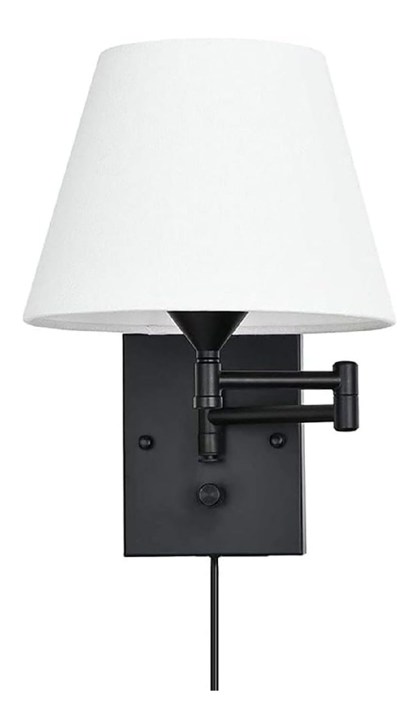 Applique da parete Lampada Parete Creativa Tessuto, Lampada nero