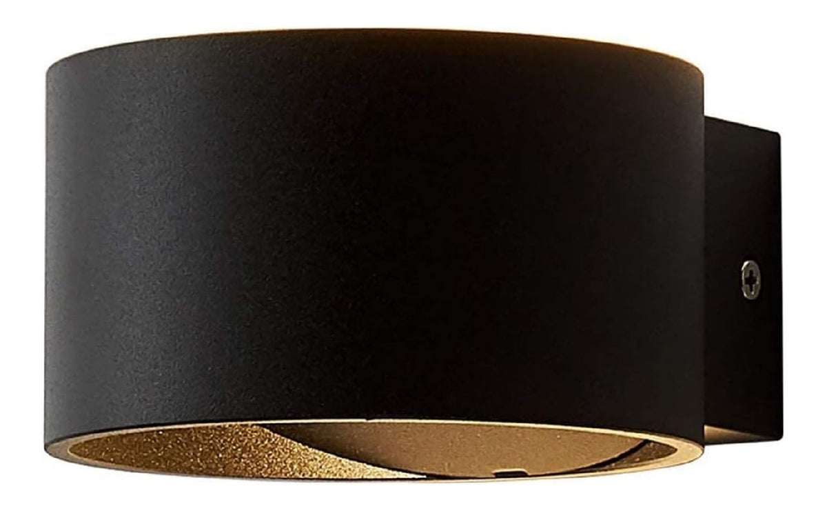 Applique da parete Lampada parete Soggiorno Camera letto nero