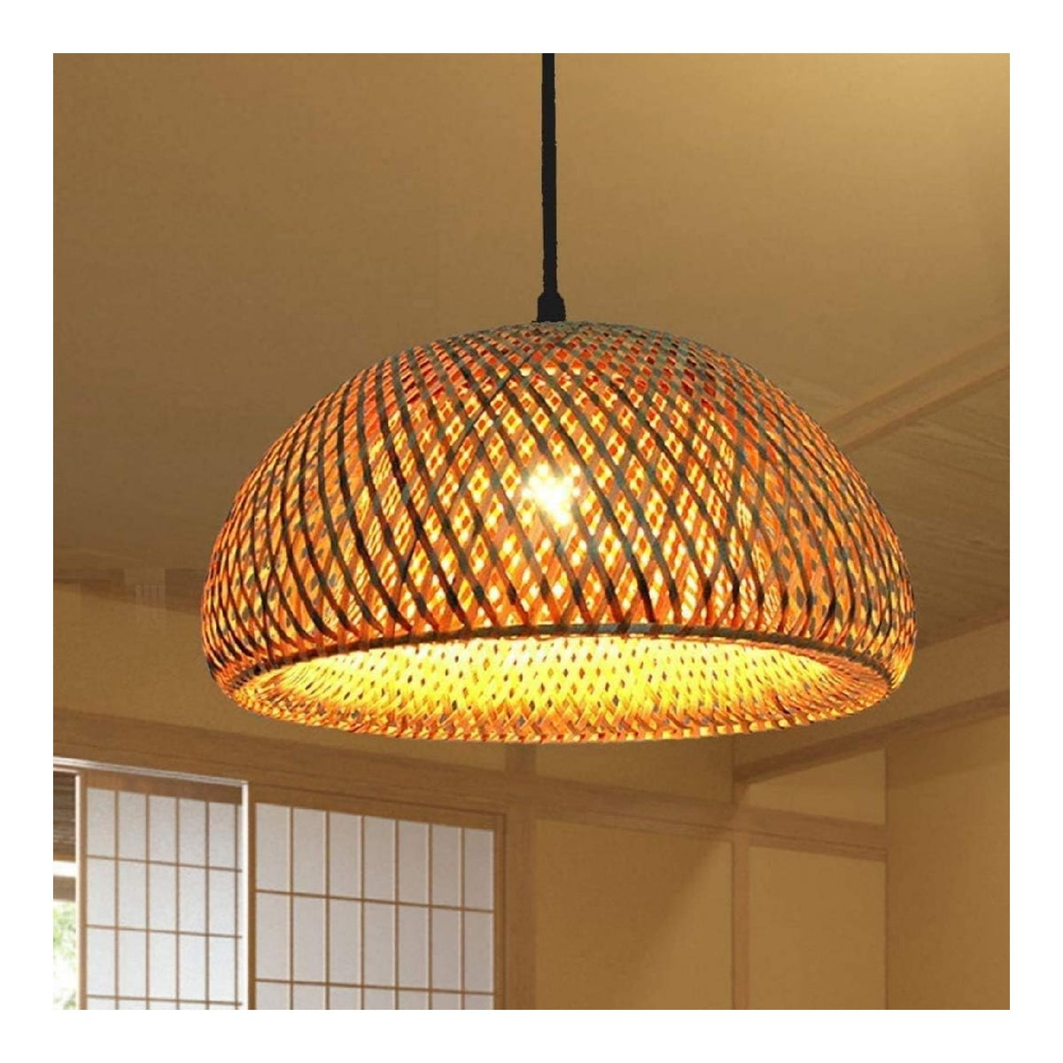 Lampada a sospensione regolabile stile vintage oro