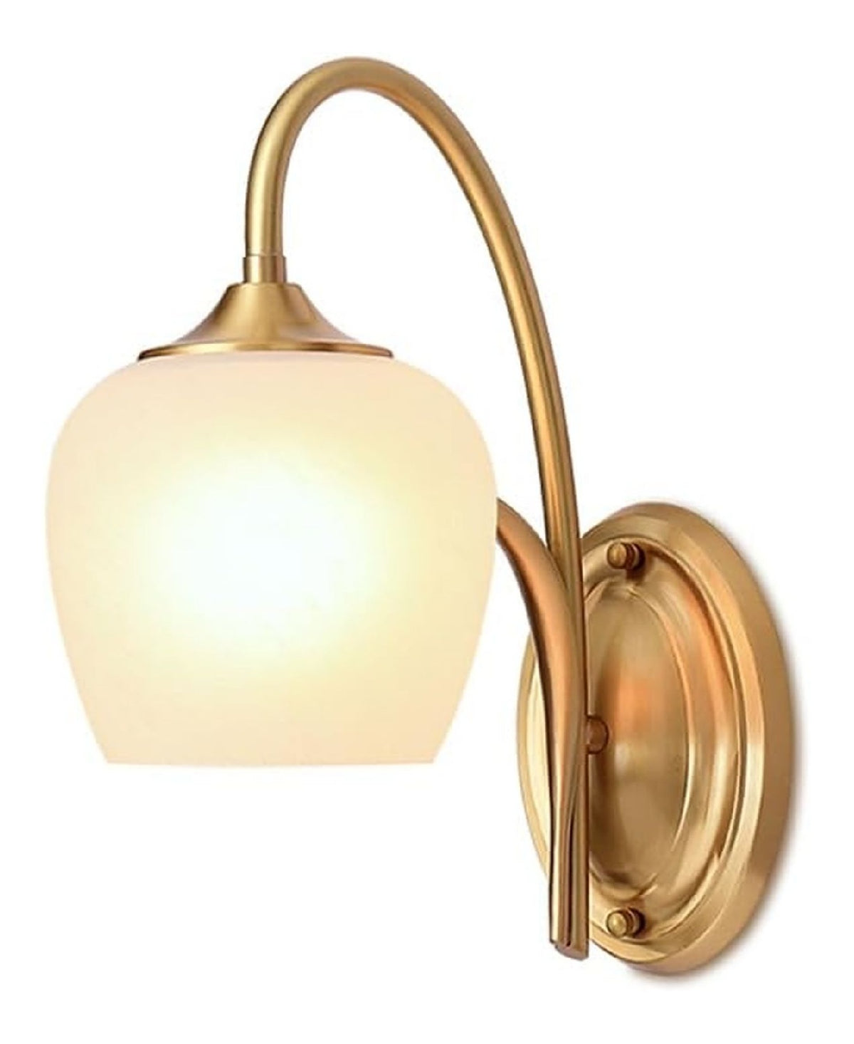 Applique da parete Lampada parete moderna ottone spazzolato