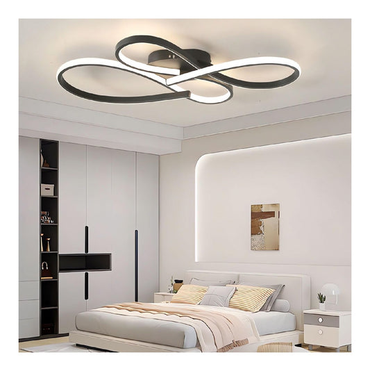 Plafoniera Lampade moderne incasso, plafoniere nere