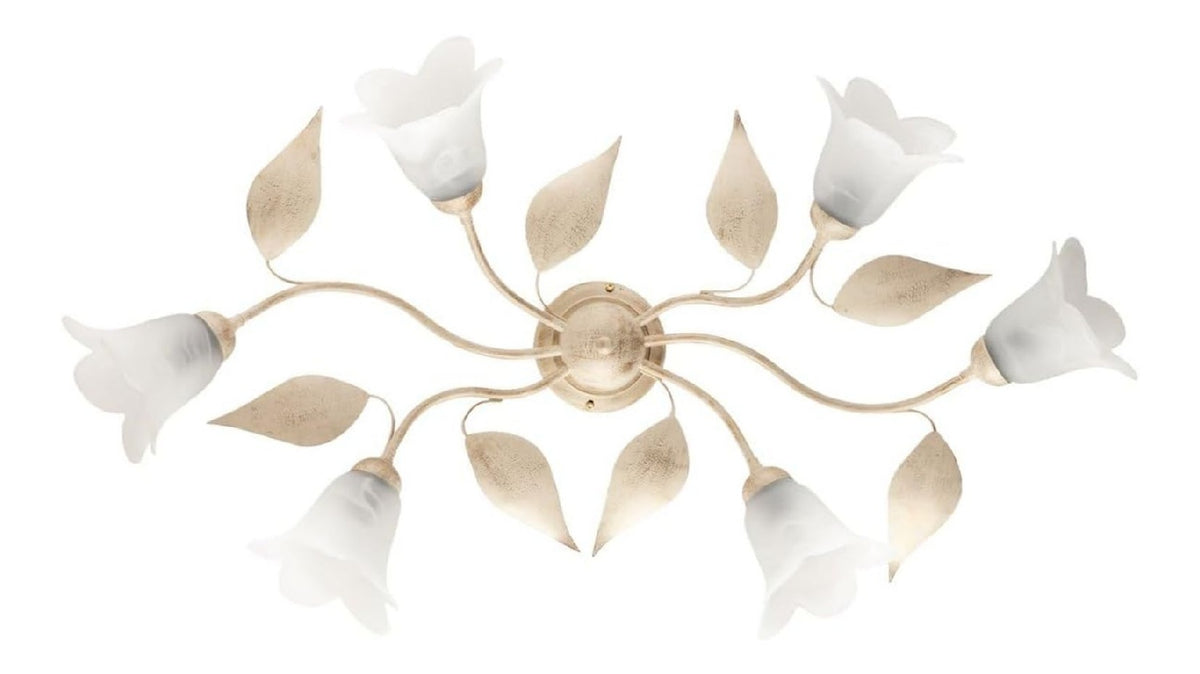 Illuminazione a soffitto Plafoniera Luci Ferro Battuto