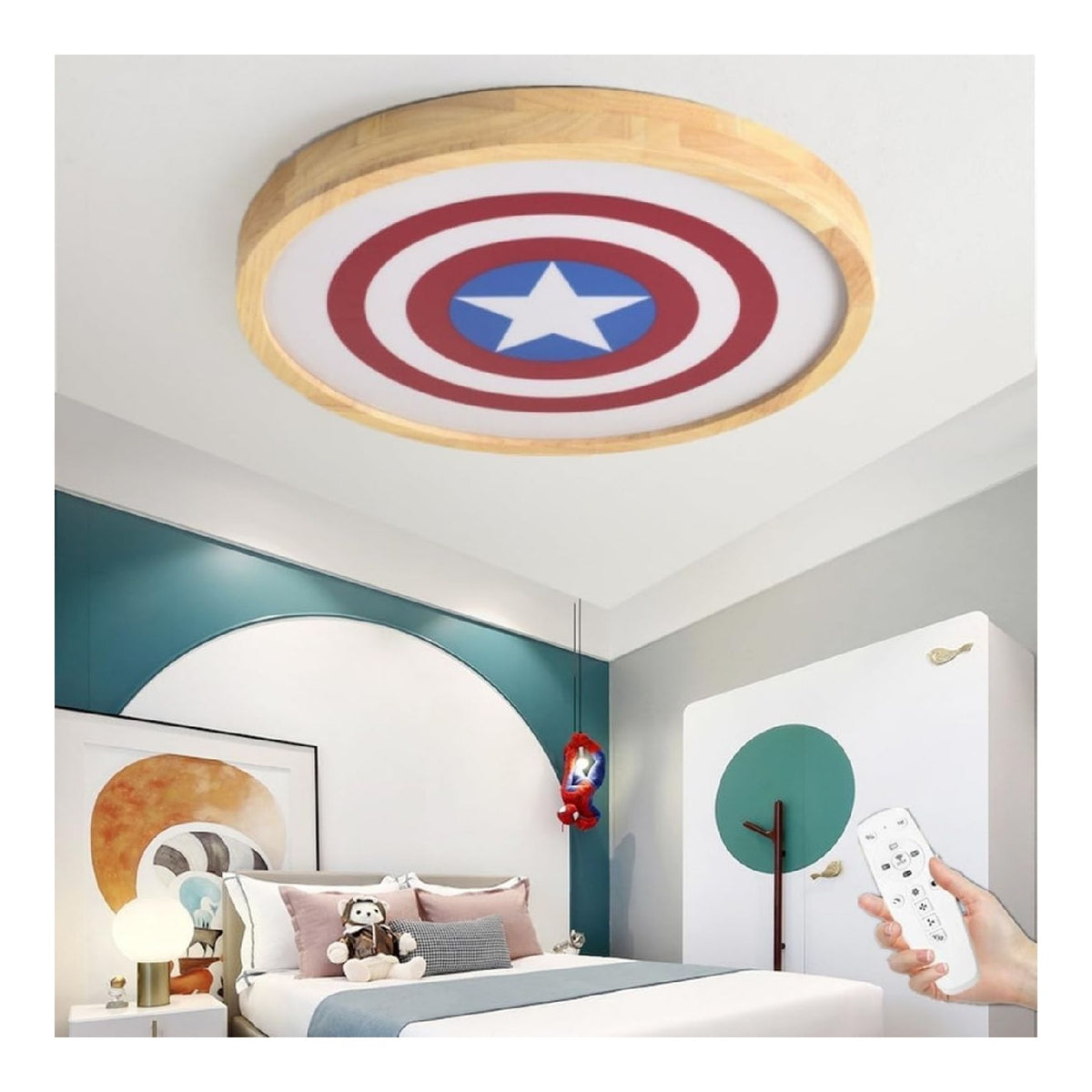 Plafoniera da soffitto 40 cm dimmerabile rame