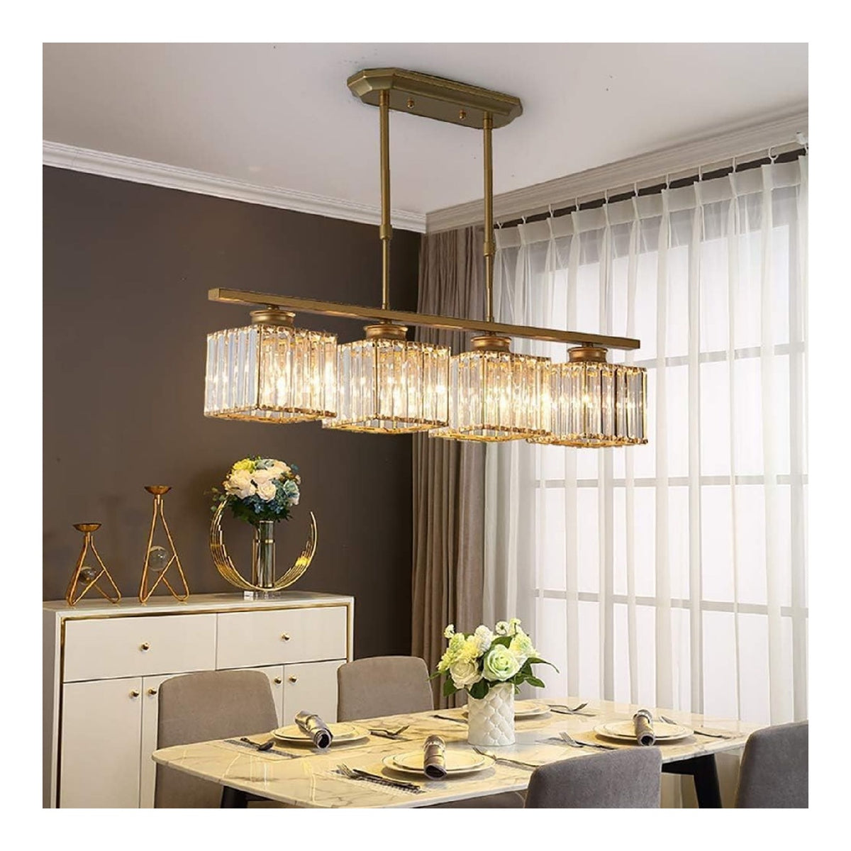 Plafoniera da soffitto 70 cm regolabile nero