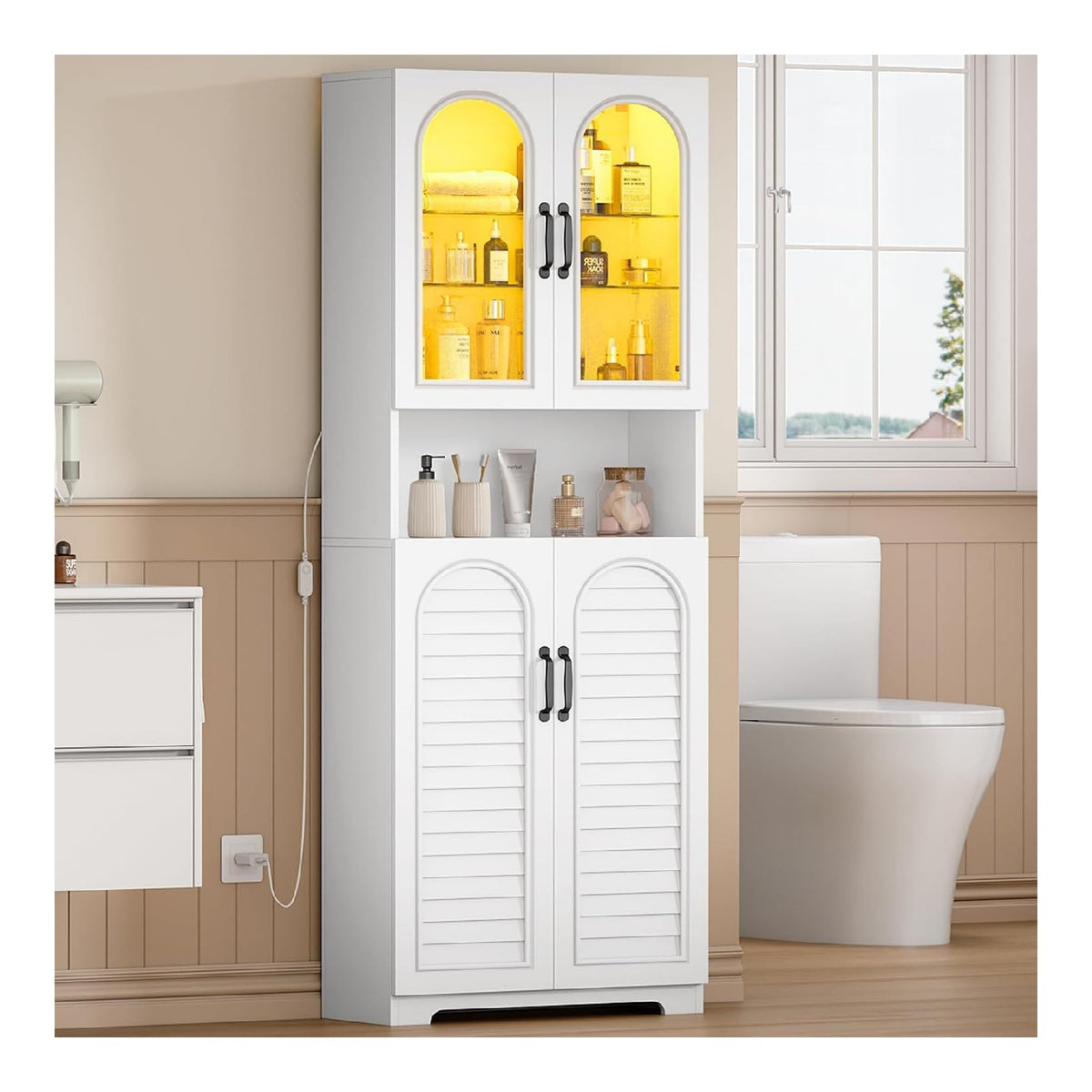 Illuminazione per interni Hzuaneri Mobile Bagno luce LED, bianco