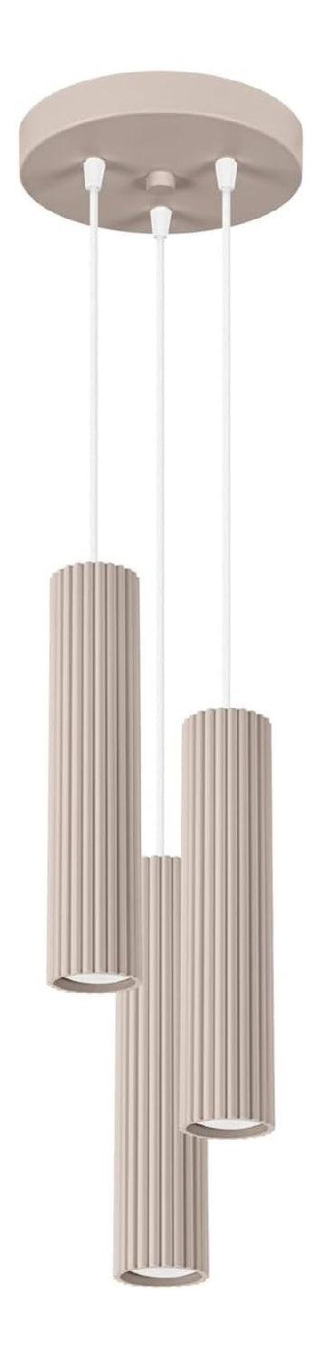 Plafoniera da soffitto 108 cm in alluminio nero
