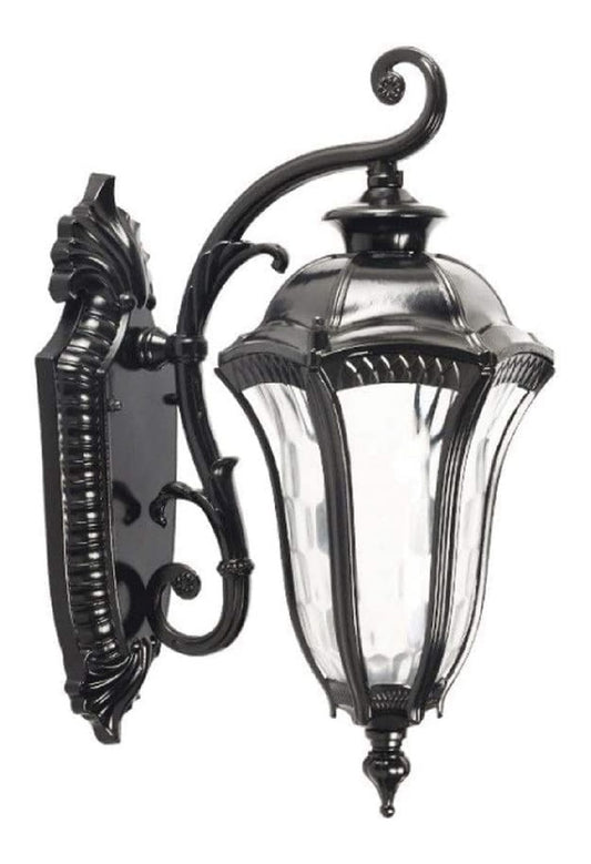 Applique da parete Rustico Victoria Loft Gooseneck nero