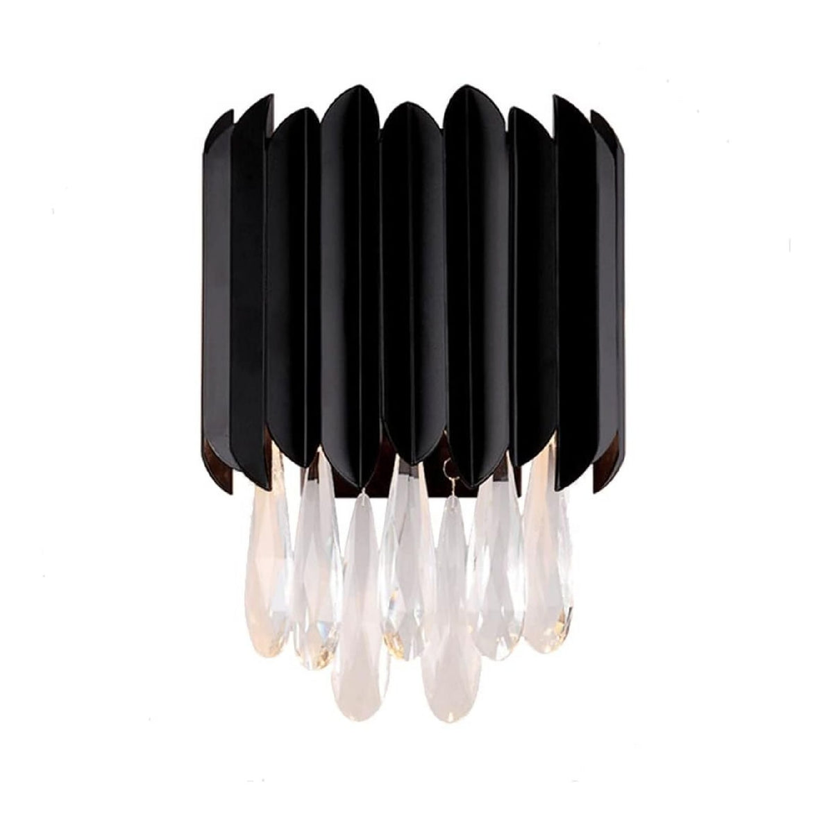 Lampadina con cristalli LED oro Applique parete cristallo luci