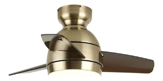 Ventilatore da soffitto con luce dimmerabile regolabile bronzo
