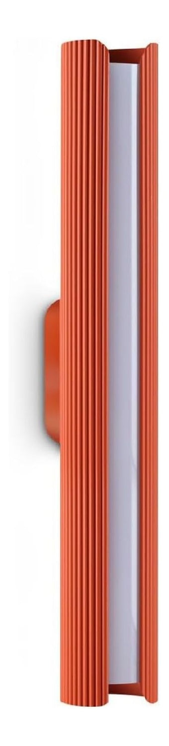 Lampada da parete Applique moderna luce integrato arancione nero