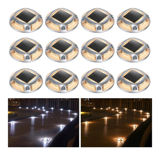 Lampada da esterno LED integrato con cristalli bianco