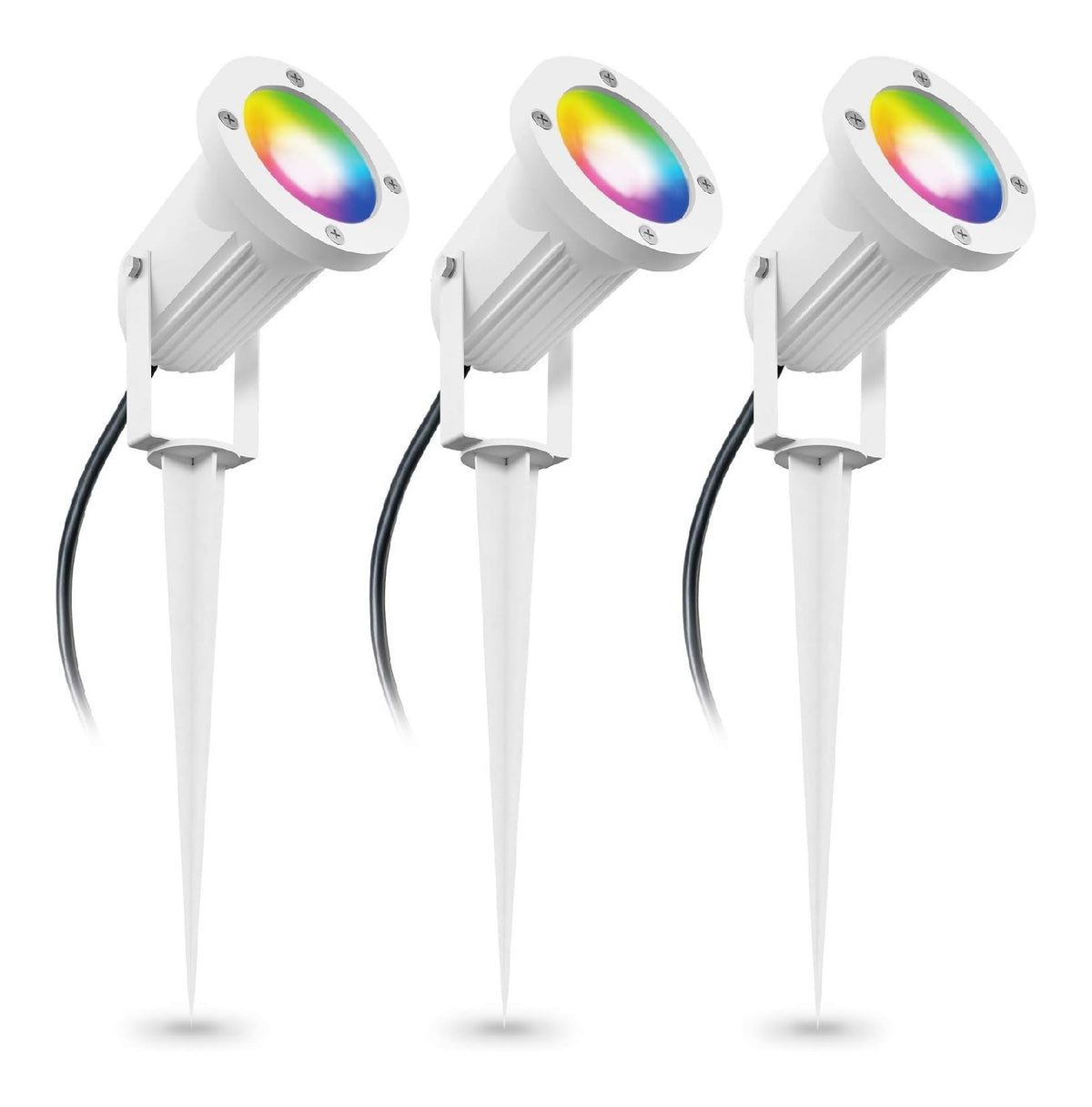 Illuminazione per interni linovum CARI faretti giardino bianchi bianco