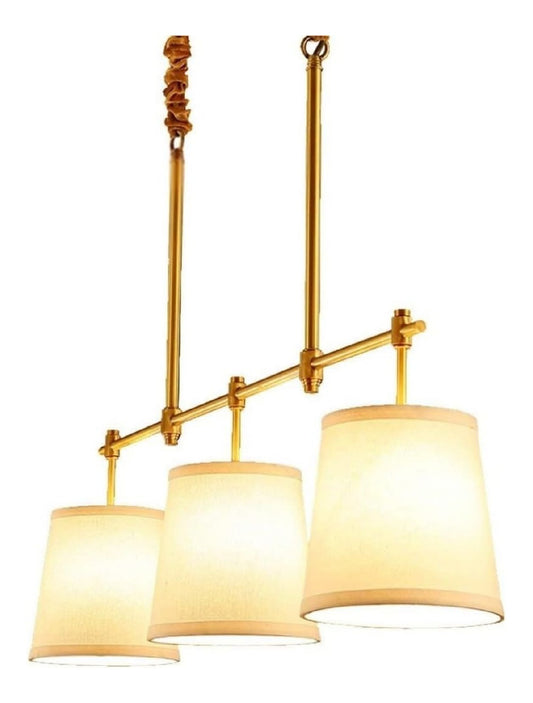 Stile vintage lampada a sospensione linea minimalista rame