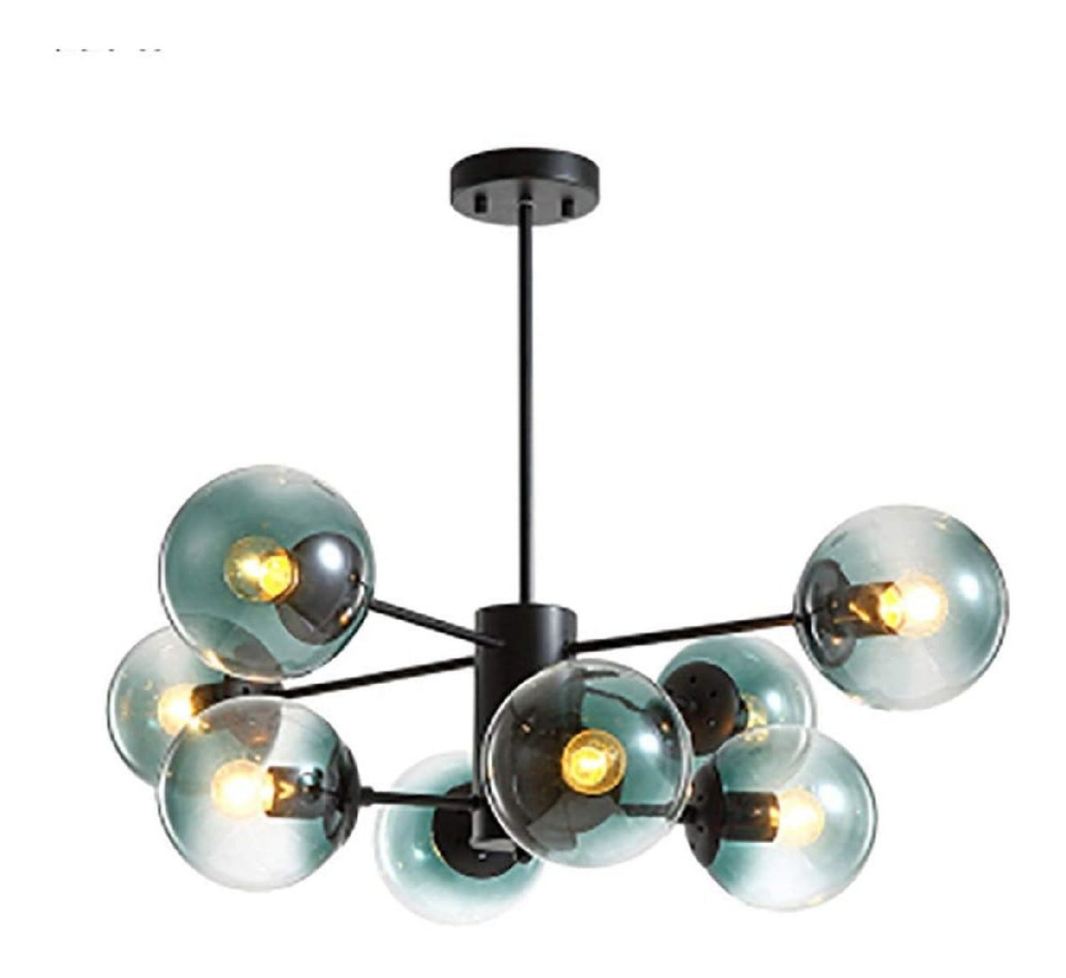 Lampadario a soffitto regolabile stile industriale blu