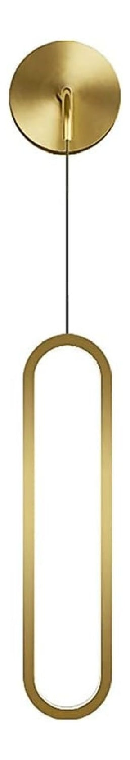 Applique da parete regolabile in alluminio ottone