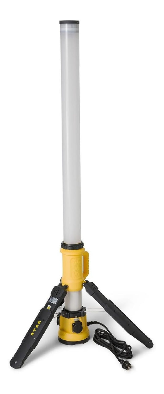 Supporto per illuminazione regolabile con treppiede oro