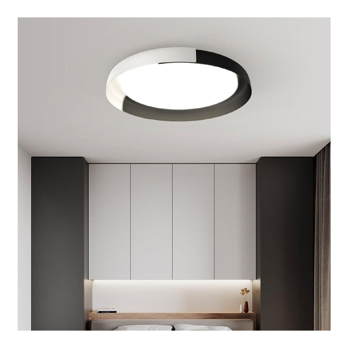 Struttura in metallo lampadario decorativo stile industriale nero