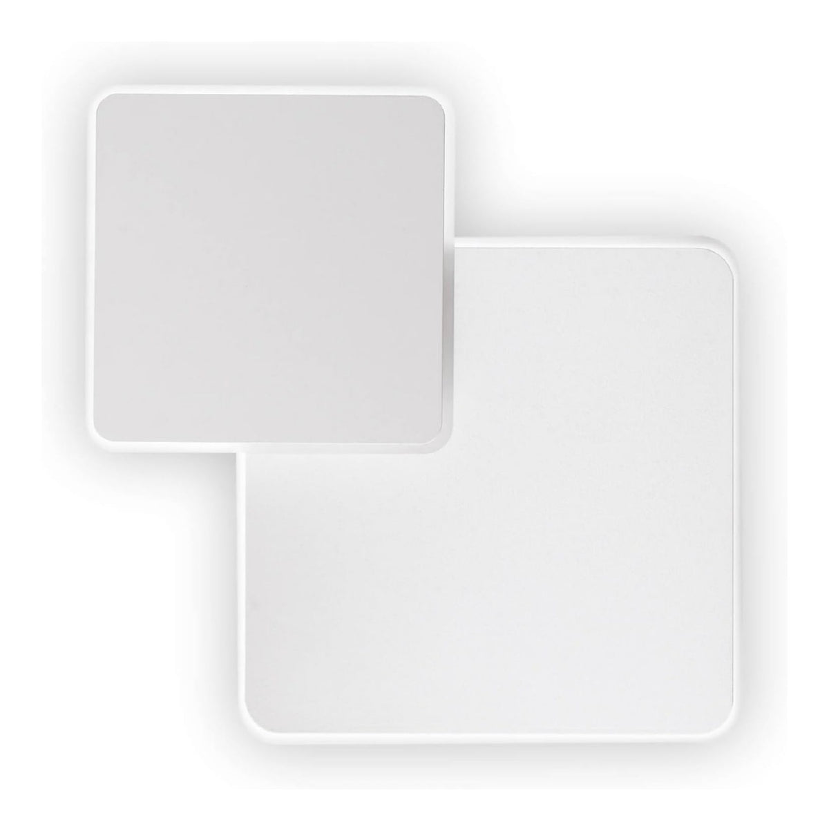 Applique da parete design geometrico forma sferica bianco