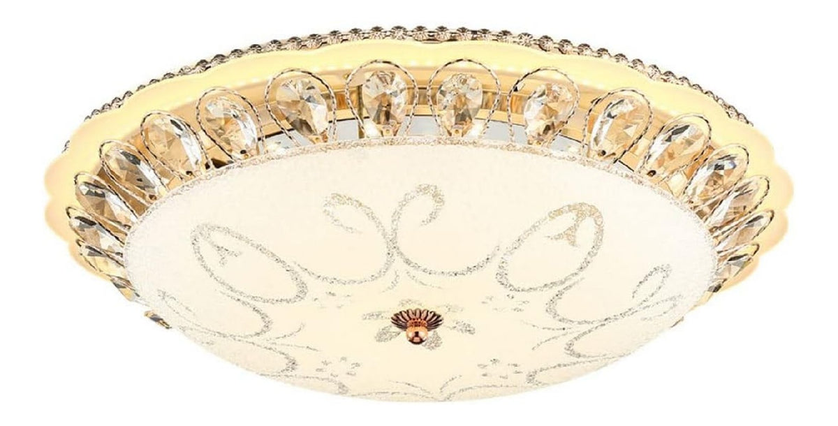Plafoniera da soffitto dimmerabile regolabile bianco con diffusore in vetro