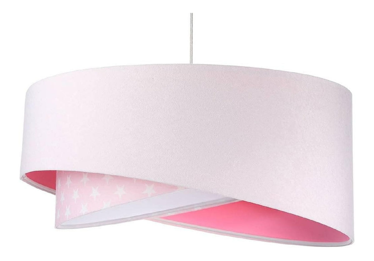Lampada a sospensione LED integrato rosa
