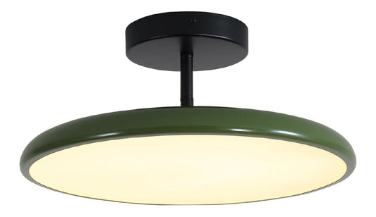 Plafoniera da soffitto 40 cm regolabile nero