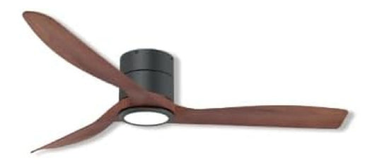 Ventilatori da soffitto con lampada regolabile con telecomando nero